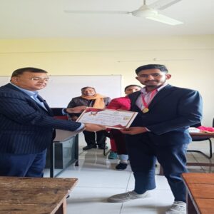 Prize distribution for institute level activities